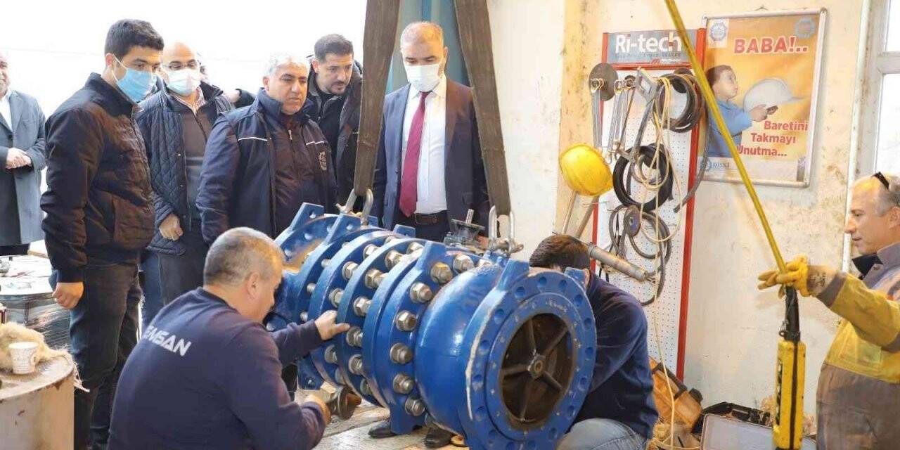 Ergani Pompa İstasyonu’nda yenileme ve bakım çalışması yapıldı