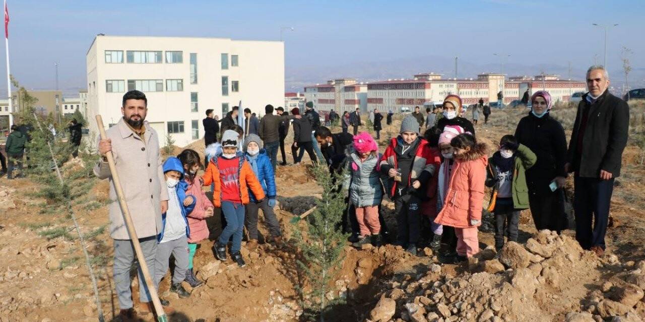 Betül Dürgen Hatıra Ormanı’na 250 fidan