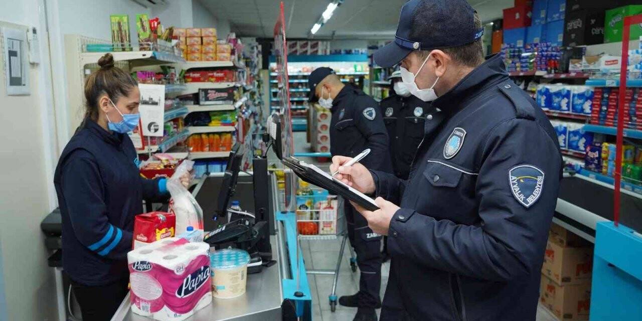 Ayvalık’ta zabıta ekipleri, fahiş fiyatla satış yapanlara göz açtırmıyor