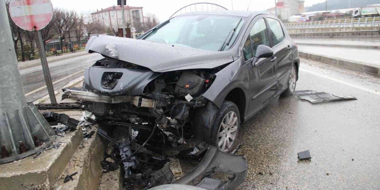 Malkara’da trafik kazası: 1 yaralı