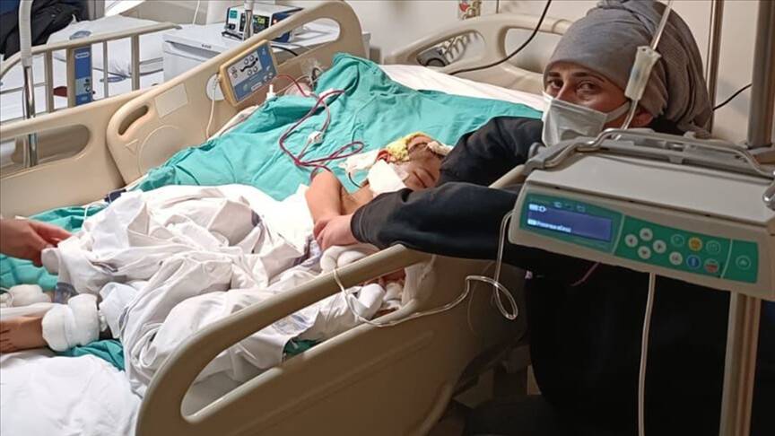 Gaziantep'te pitbulların ağır yaraladığı minik Asiye'nin durumu iyiye gidiyor