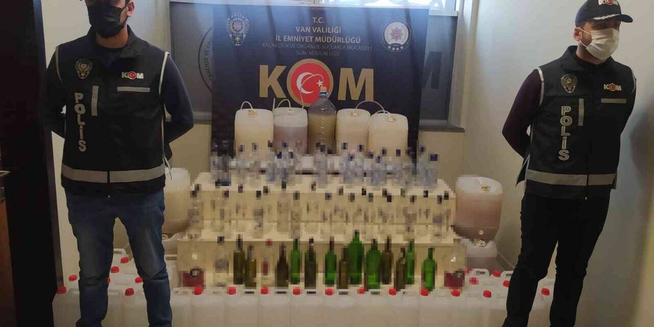 Van’da yılbaşı öncesi sahte içki operasyonu