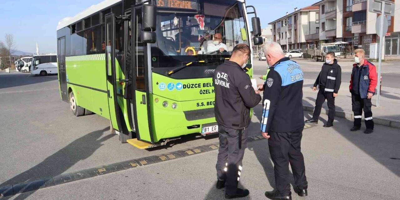Otogarda hijyen denetimi