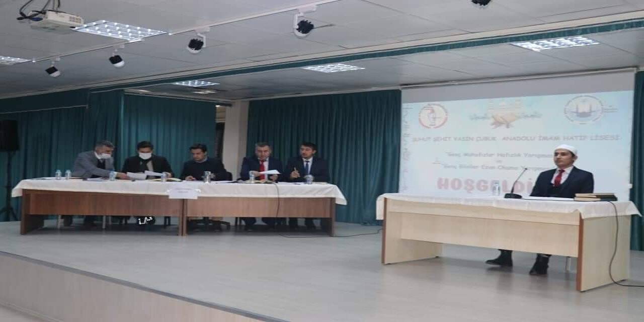 Genç Muhafızlar Hafızlık ve Genç Bilaller Ezan Okuma yarışmaları Şuhut’ta yapıldı