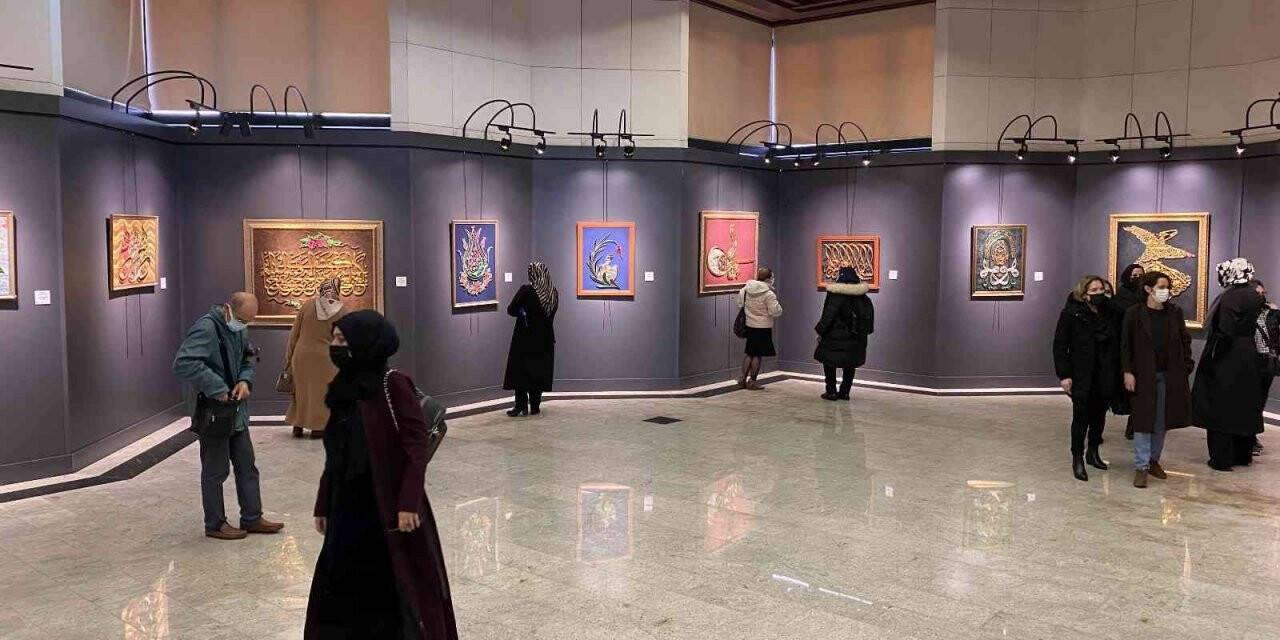 Filografi sanatının ustası Saim Devrilmez’in sergisi Üsküdar’da sanatseverlerle buluştu