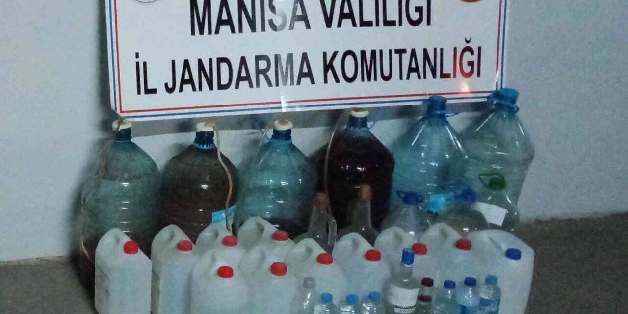 Manisa’da sahte içki operasyonu