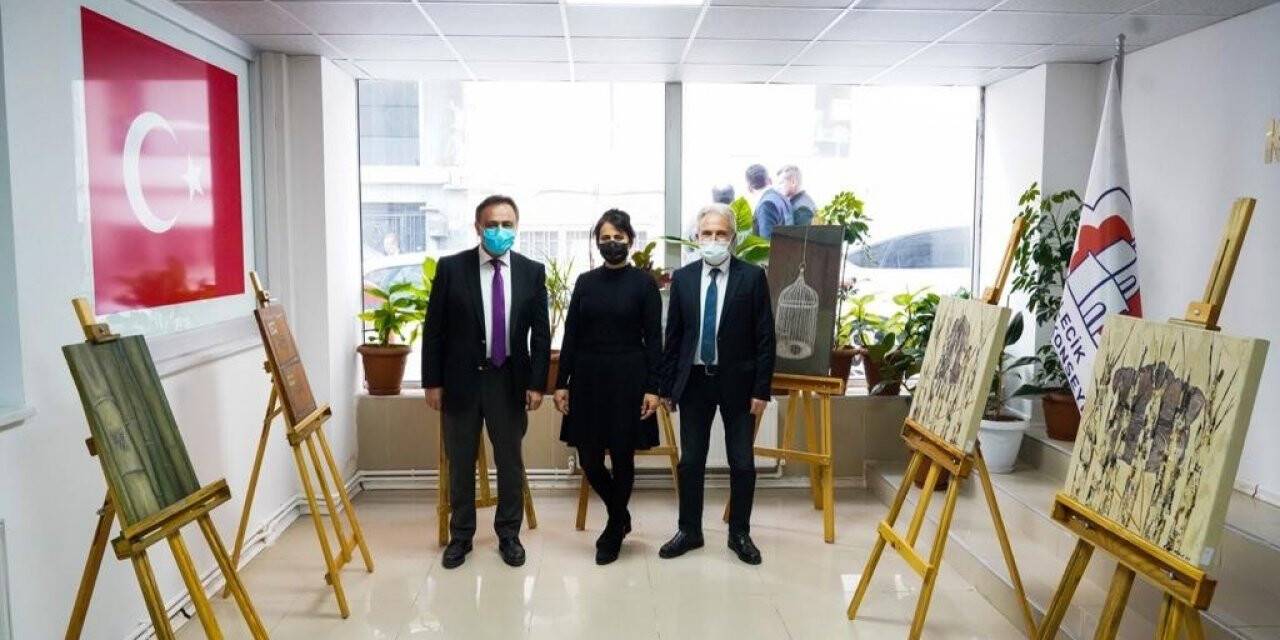 Başkan Şahin ‘Serüven’ isimli serginin açılışını gerçekleştirdi