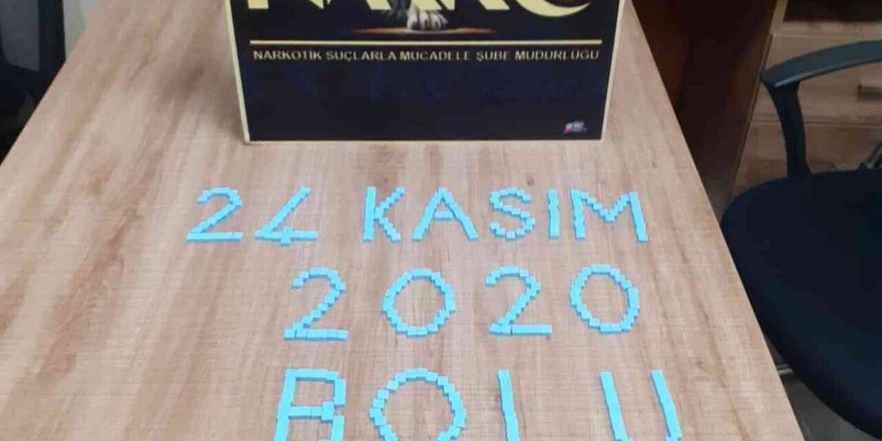 Bolu’da,  401 adet uyuşturucu hapla yakalanan şahsa 8 yıl 9 ay hapis