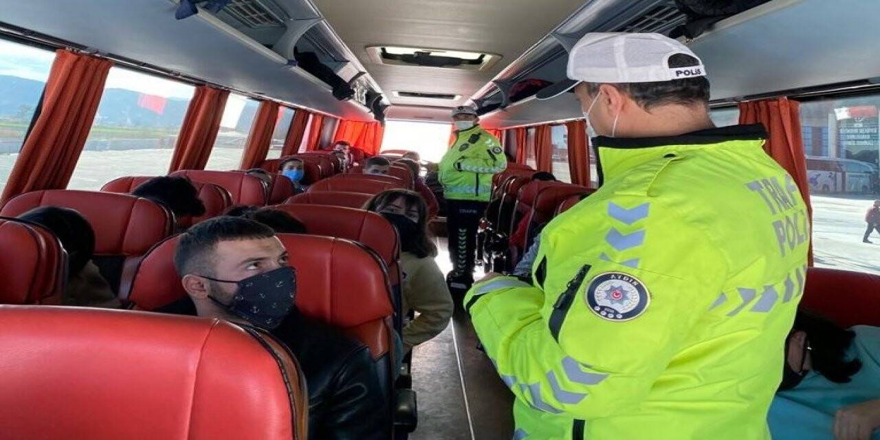 Yeni yıl öncesi otogarda denetimler sürüyor