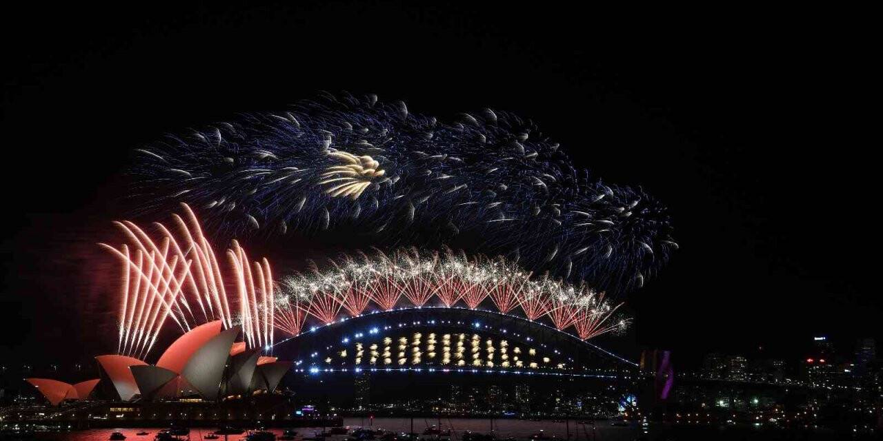 Avustralya, 2022’ye görkemli kutlamalarla girdi