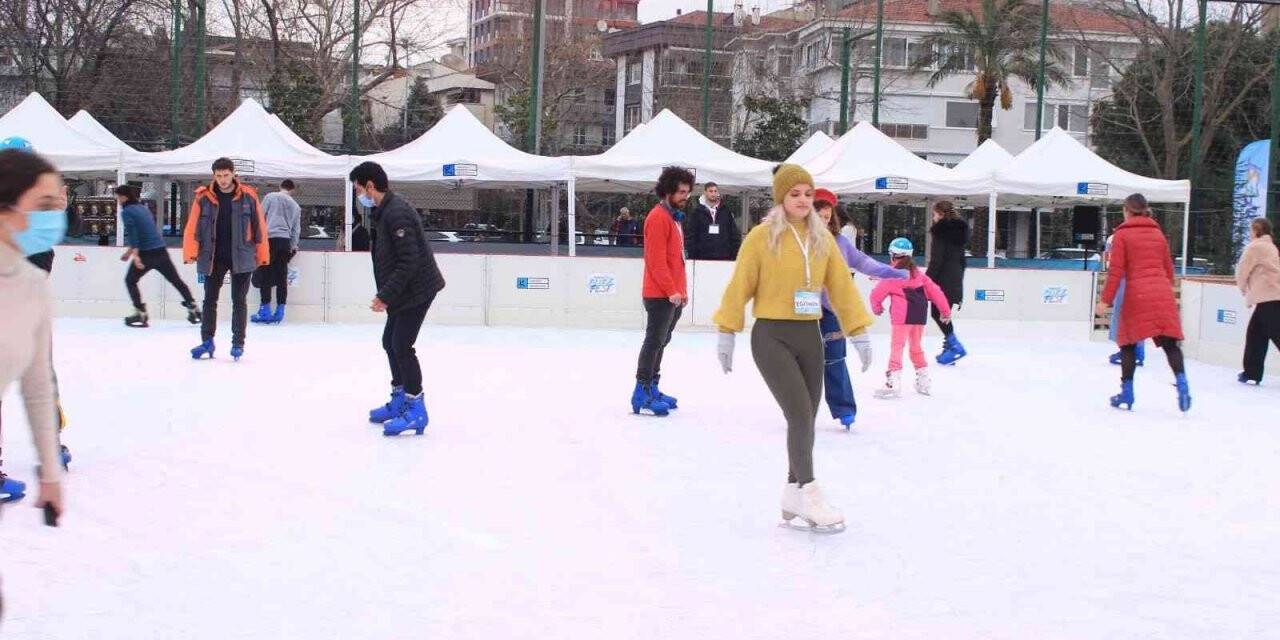 Kış festivali "Buzzfest" havadan görüntülendi