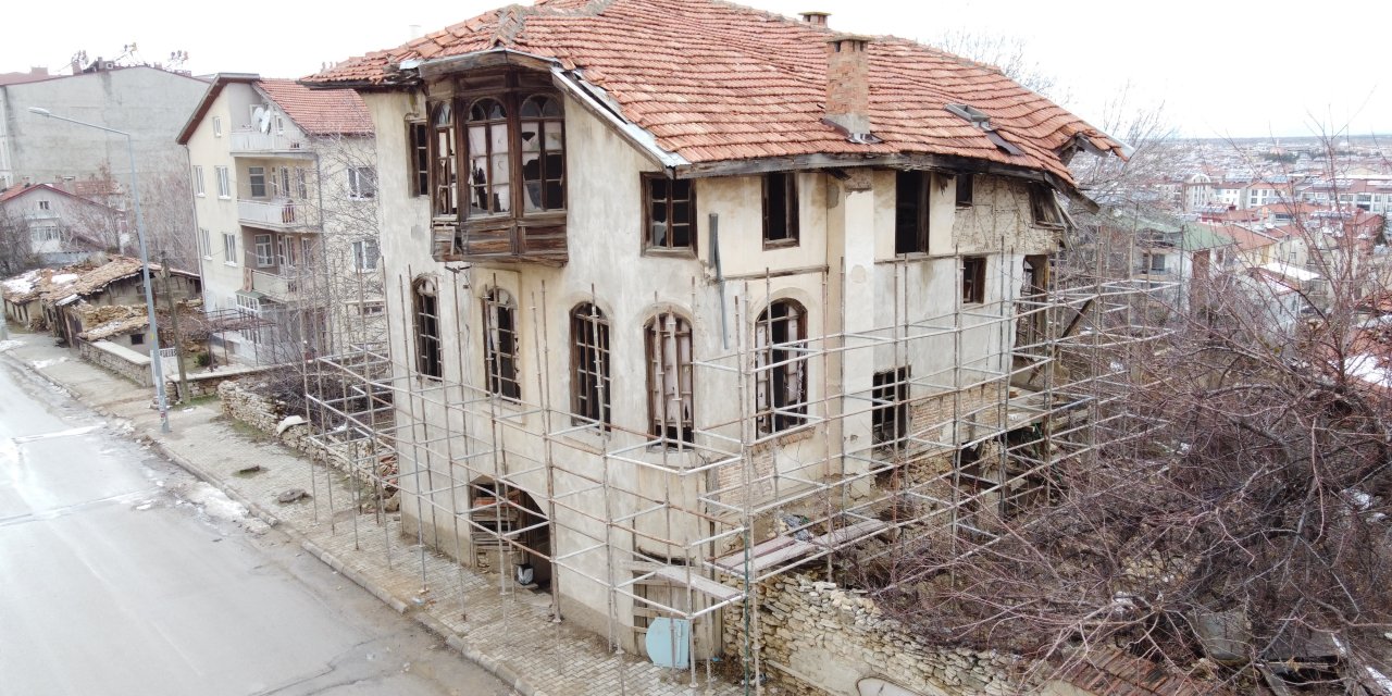 Beyşehir'de tarihi Kuva-yı Milliye Karargahı'nda restore çalışmalarına başlandı