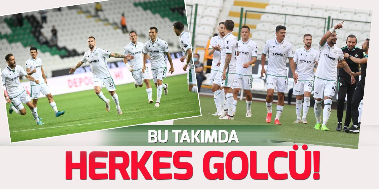 Konyaspor'da herkes golcü!