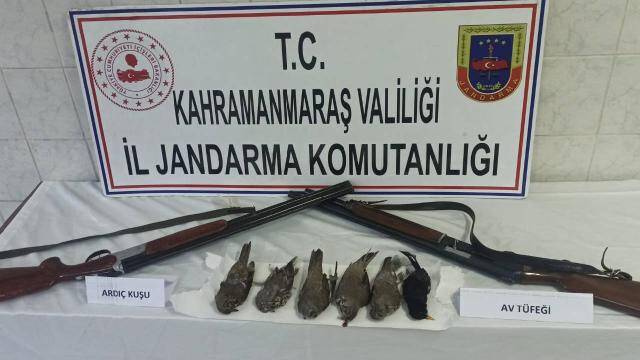 Ardıç kuşunu vuran 3 kişiye 18 bin 550 lira ceza