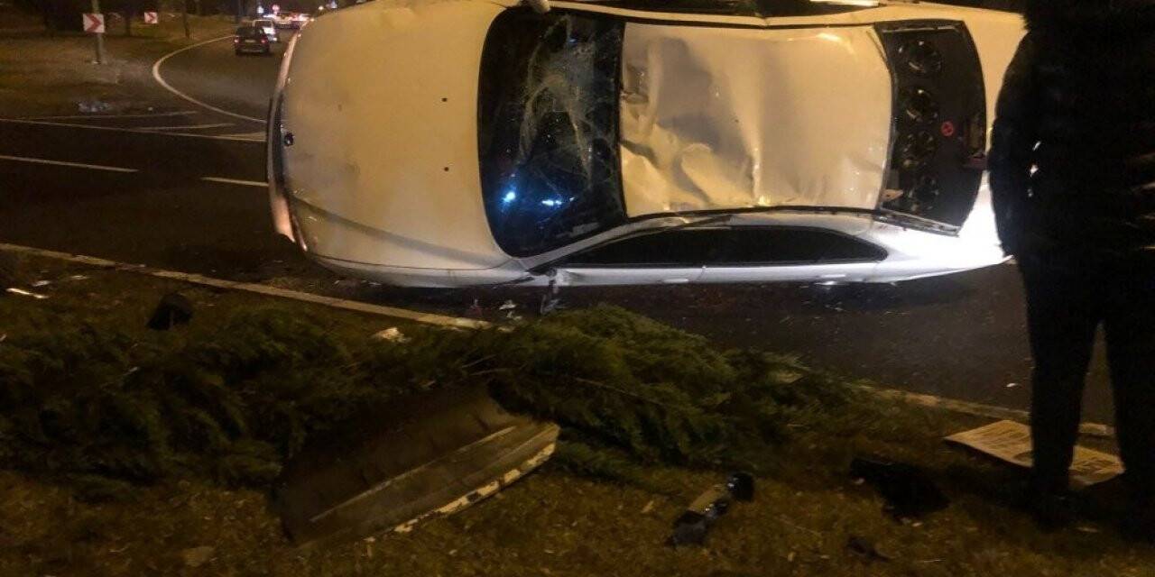 Nevşehir’de yeni yılın ilk kazasında 2 kişi yaralandı