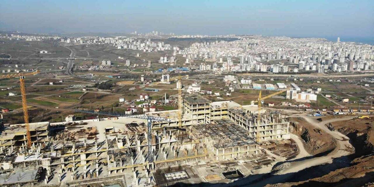 Samsun Şehir Hastanesi’nin yüzde 16’sı tamamlandı