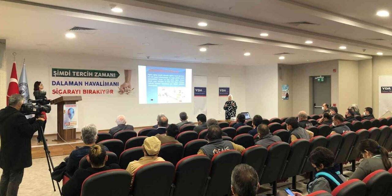 Muğla’da “Dalaman Havalimanı Sigarayı Bırakıyor” projesi başlatıldı