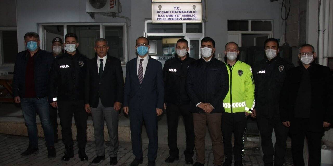 Yeni yıla görevi başında girenleri unutmadılar