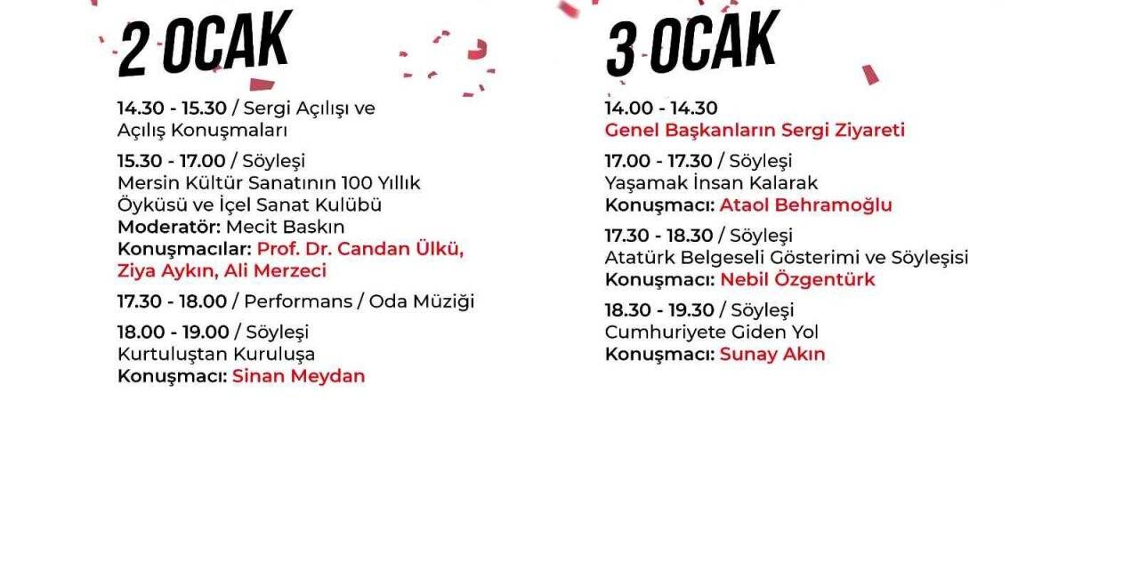 Mersin’in 100. kurtuluş yıldönümü etkinliklerle kutlanacak