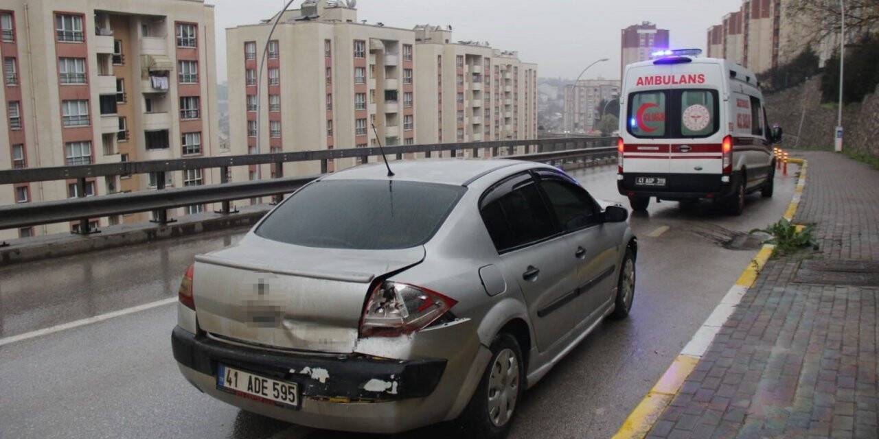 Yağışlı hava kazaya neden oldu: 1 yaralı