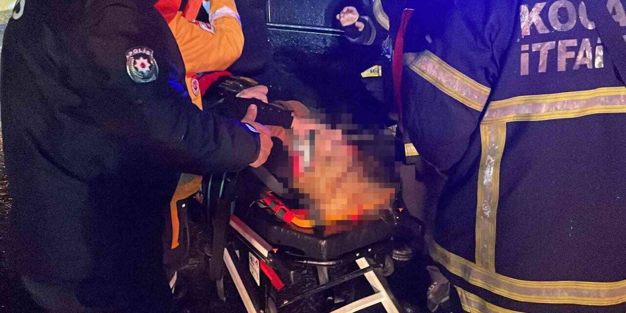 Kaza yaptı, otomobilde sıkışan kız arkadaşını bırakıp kaçtı