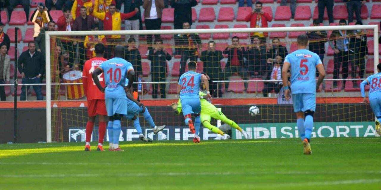 Kayserispor 2 penaltı golü buldu