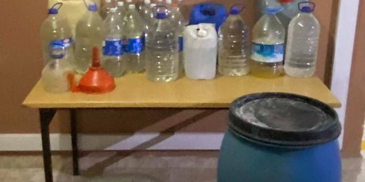 Karaman’da kaçak alkol operasyonu