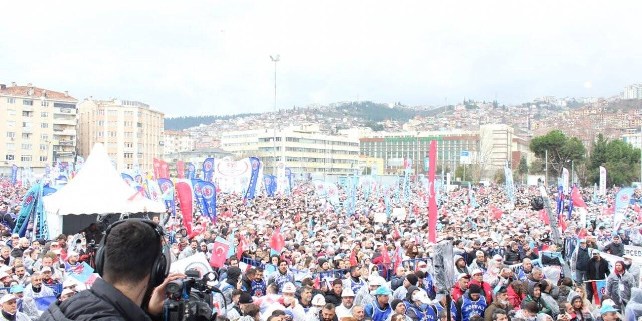 Türk Metal Sendikası, MESS’in teklifini Kocaeli’de protesto etti