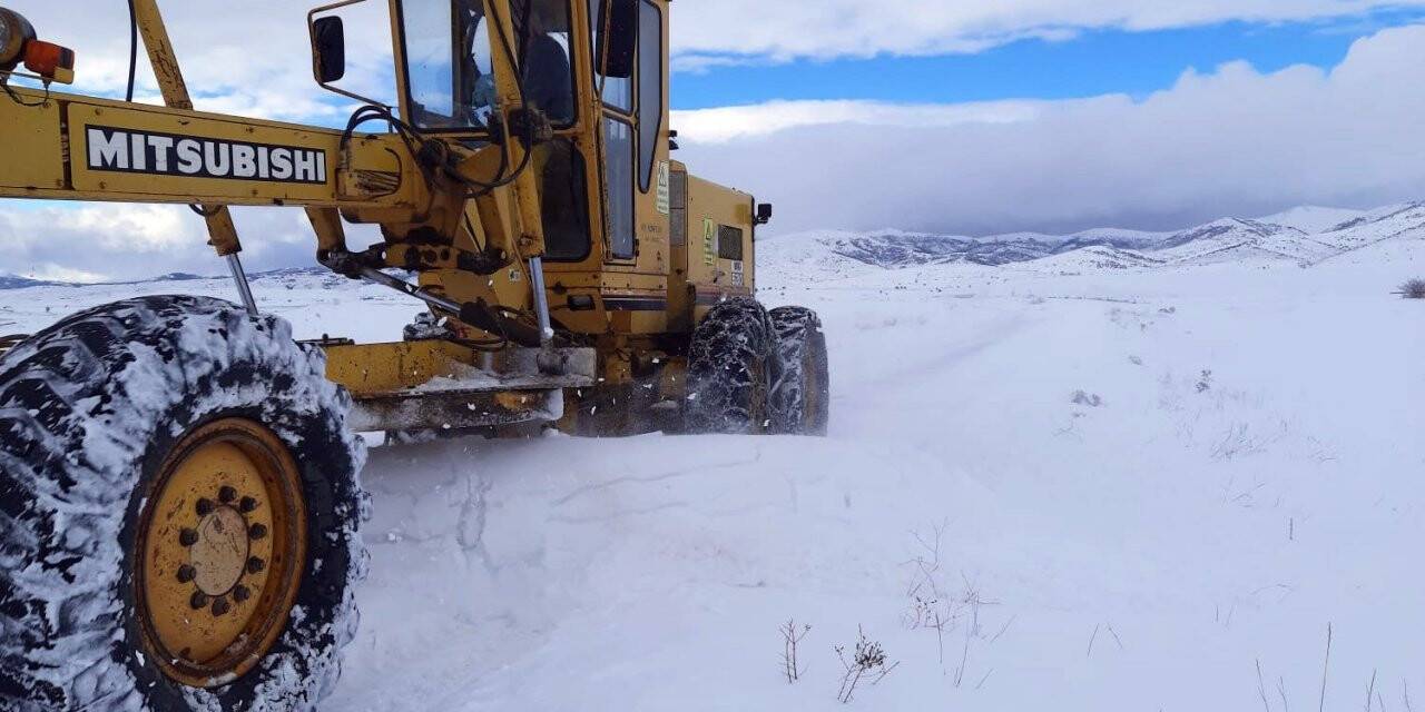 Gümüşhane’de kar yağışı