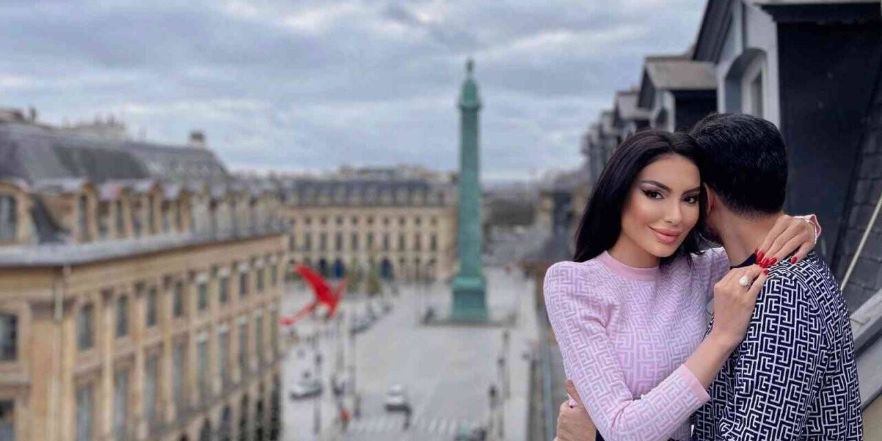 Ünlü model Tuğçe Aral’ın parmağındaki tek taş yüzük merak konusu oldu