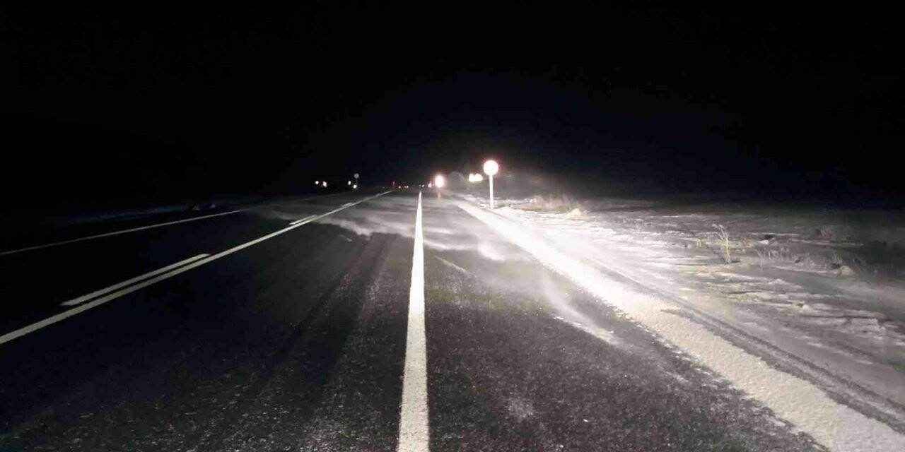 Ulaşıma kar ve tipi engeli
