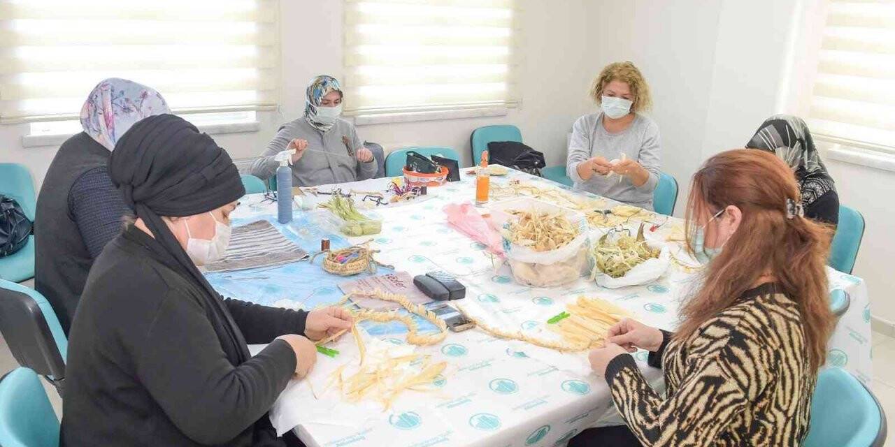 Mısır koçanından sanata