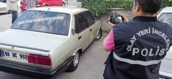 OTOMOBİLİN AYNA VE ANTENİNİ ÇALDILAR