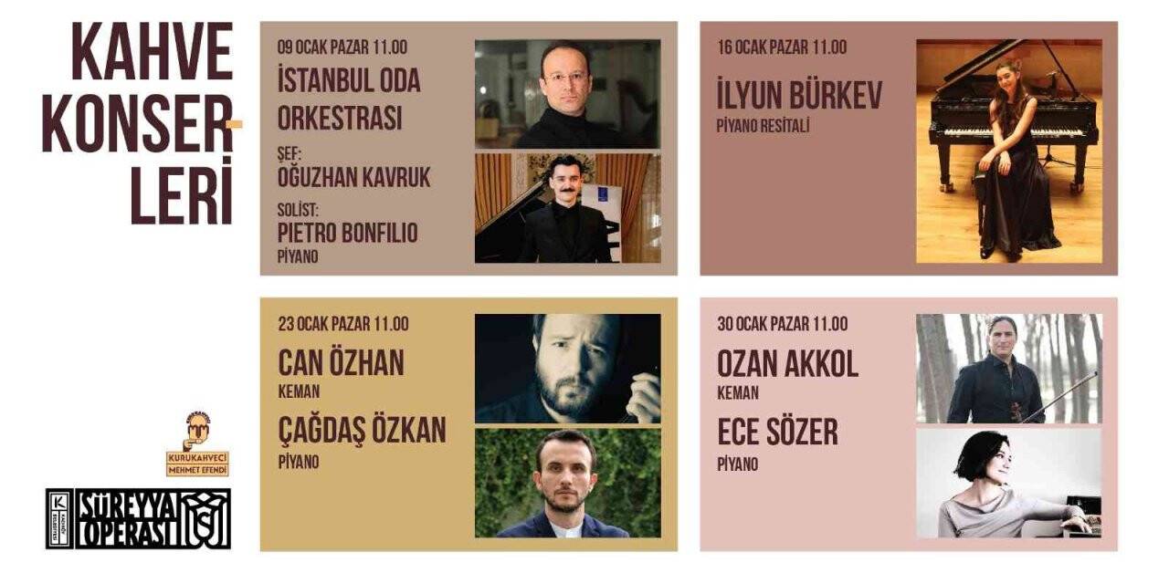 Süreyya Operası’nda kahve konserleri