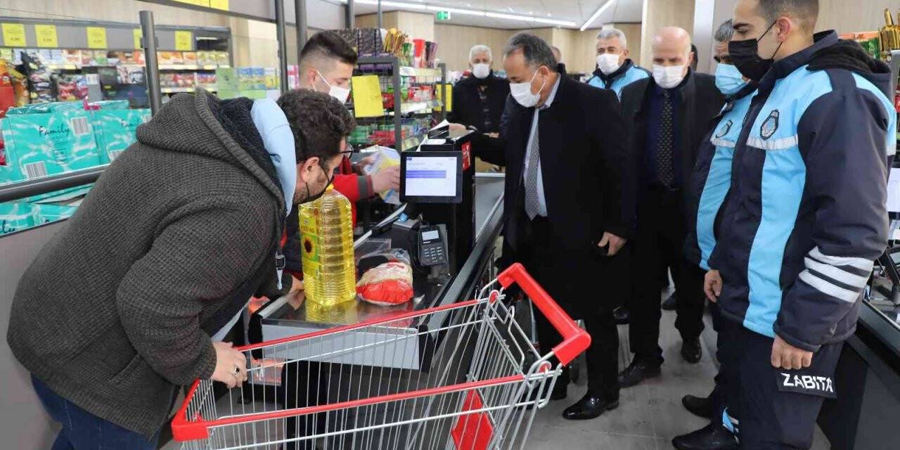 Zincir marketlere yönelik sıkı denetim sürüyor