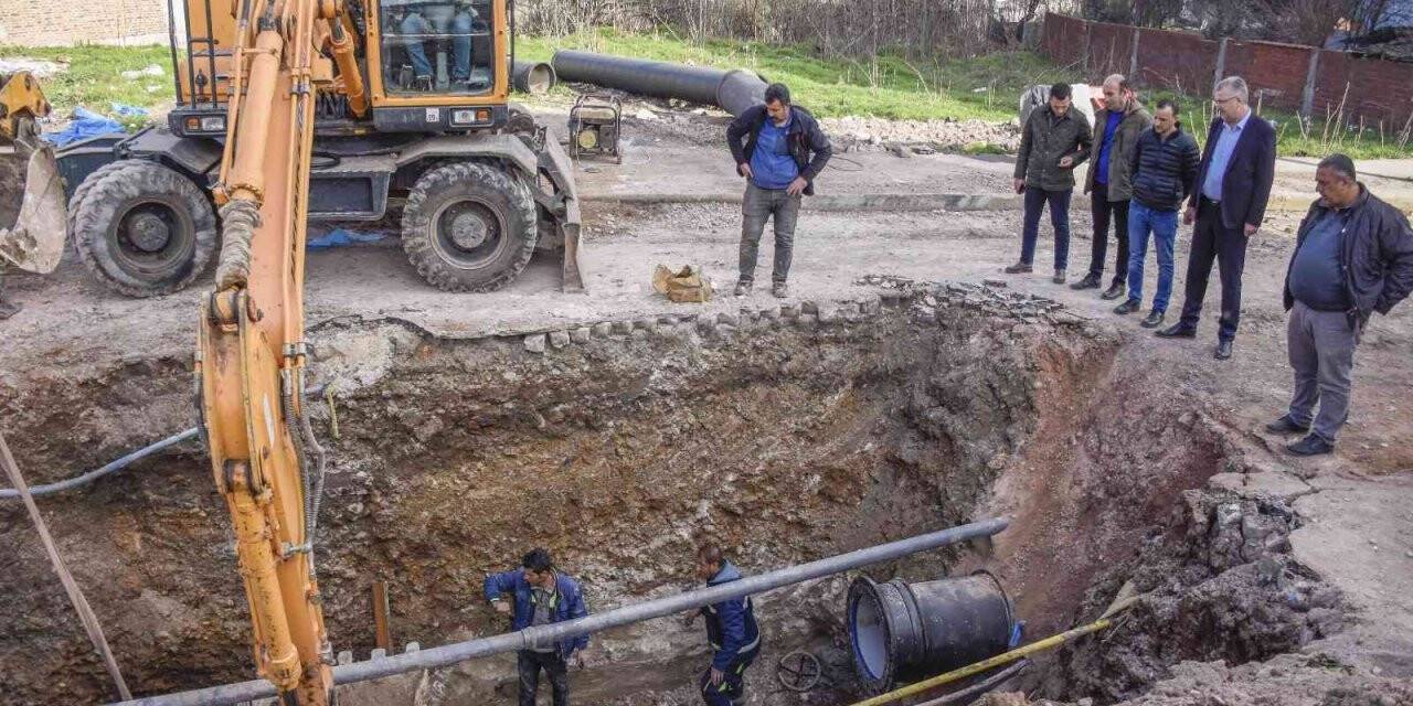 Başkan Özkan’dan altyapı çalışmalarına yakın takip