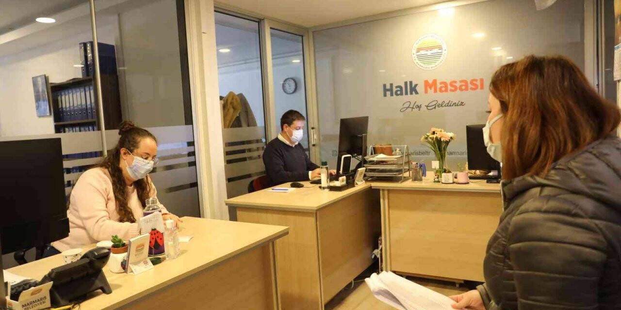 Marmaris’te çözümün adresi halk masası oldu