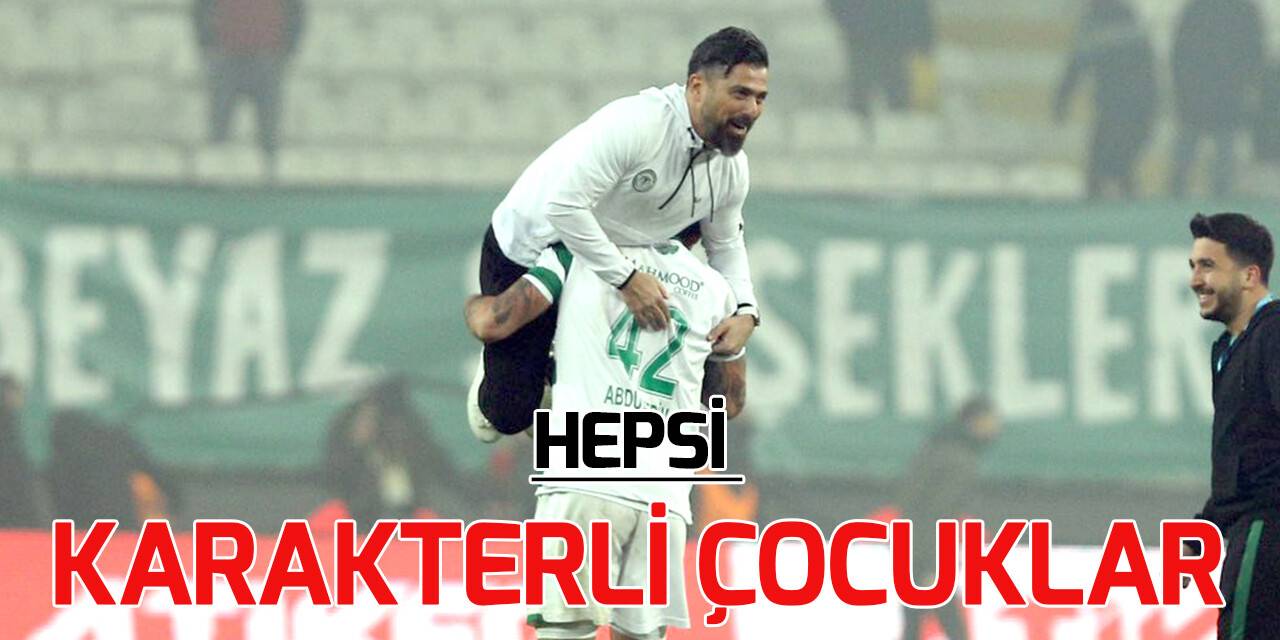 Konyaspor'da başarının temel sırrı; karakterli oyuncu grubu, takım oyunu ve arkadaşlık