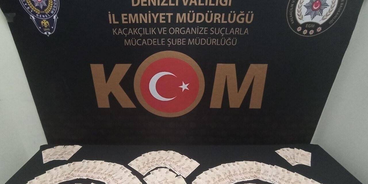 Denizli’de sahte para operasyonu