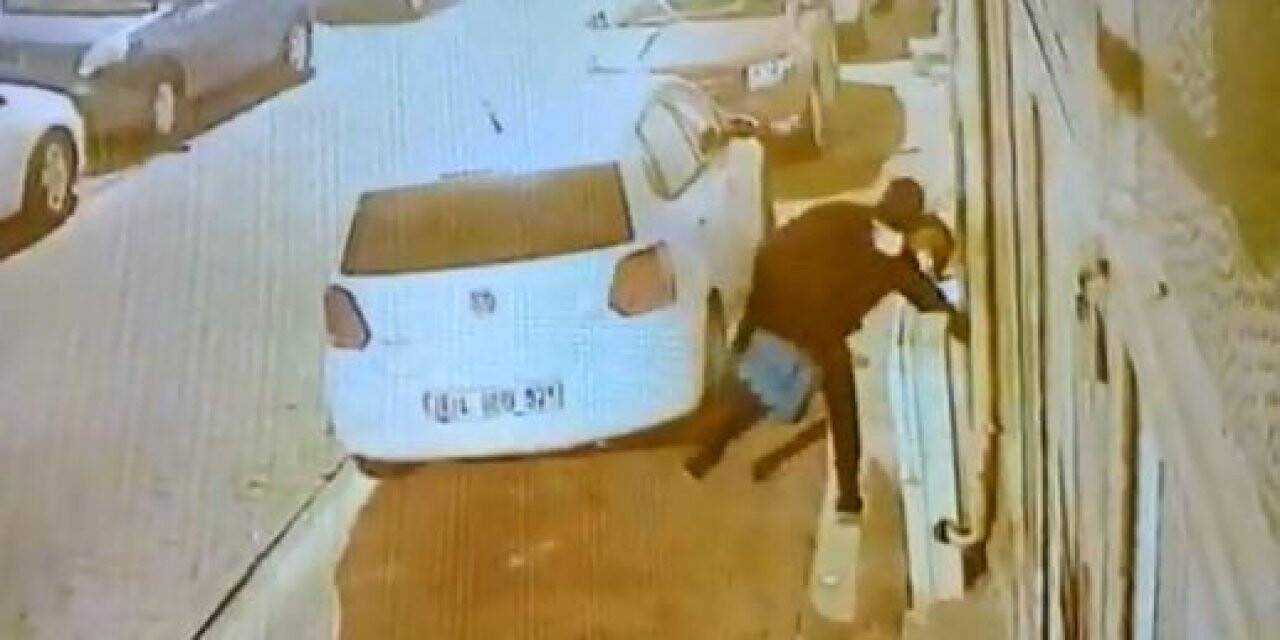 Hırsızlık anı kamerada