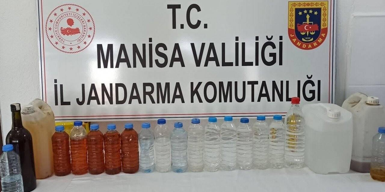 Turgutlu’da sahte içki operasyonu