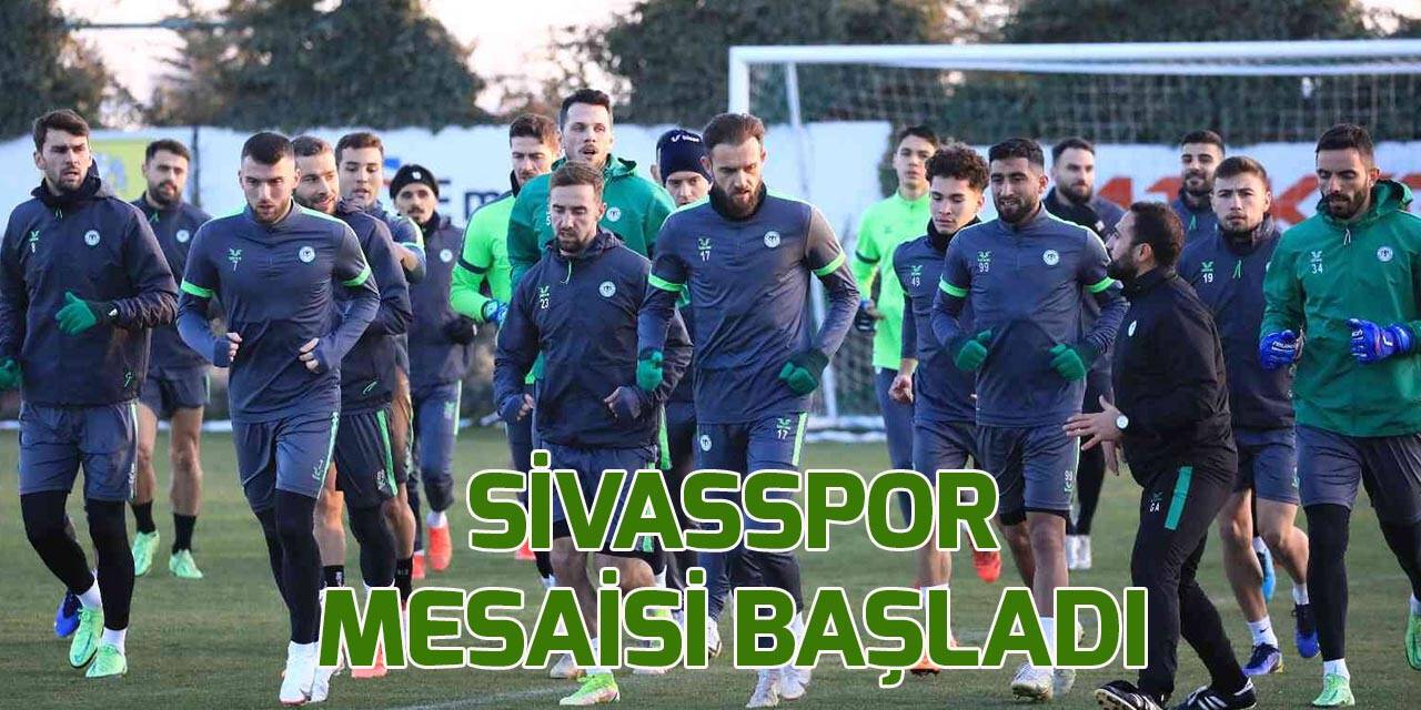 Konyaspor’da Sivasspor maçı hazırlıkları başladı