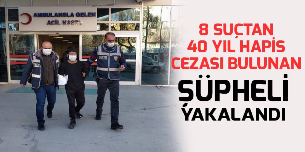 Konya'da 40 yıl kesinleşmiş hapis cezası olan firari hükümlü yakalandı