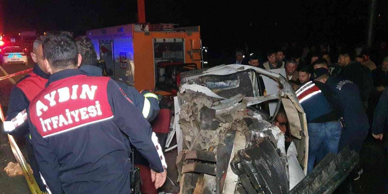 Aydın’da katliam gibi kaza; 2 ölü 3 ağır yaralı