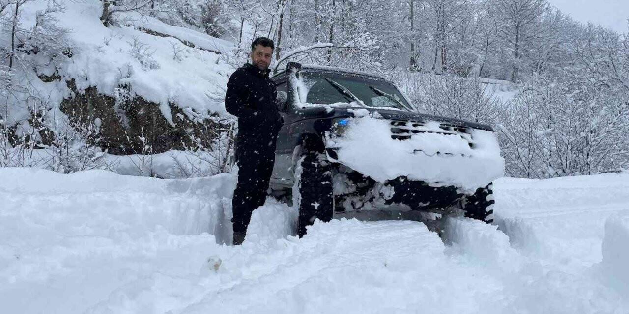 Artvin’de kar yağışı yeniden etkili olmaya başladı