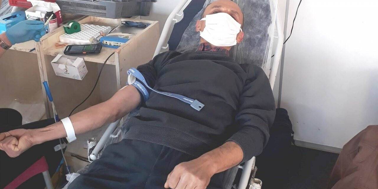 Kızılay’ın kan bağışı tırı Hisarcık’ta