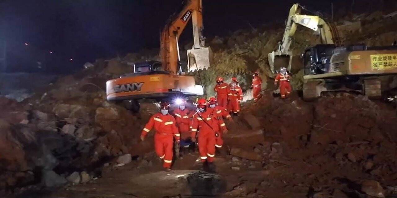 Çin’de şantiyede toprak kayması: 10 ölü, 4 kayıp