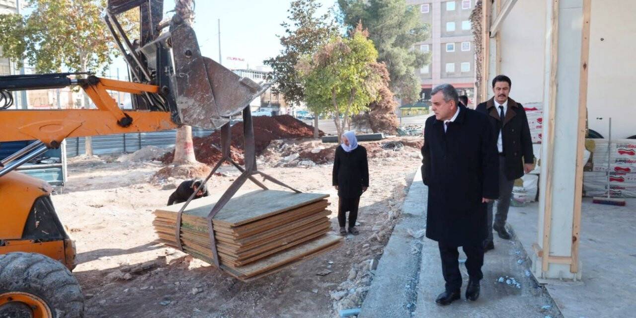 Beyazgül devam eden çalışmaları yerinde inceledi