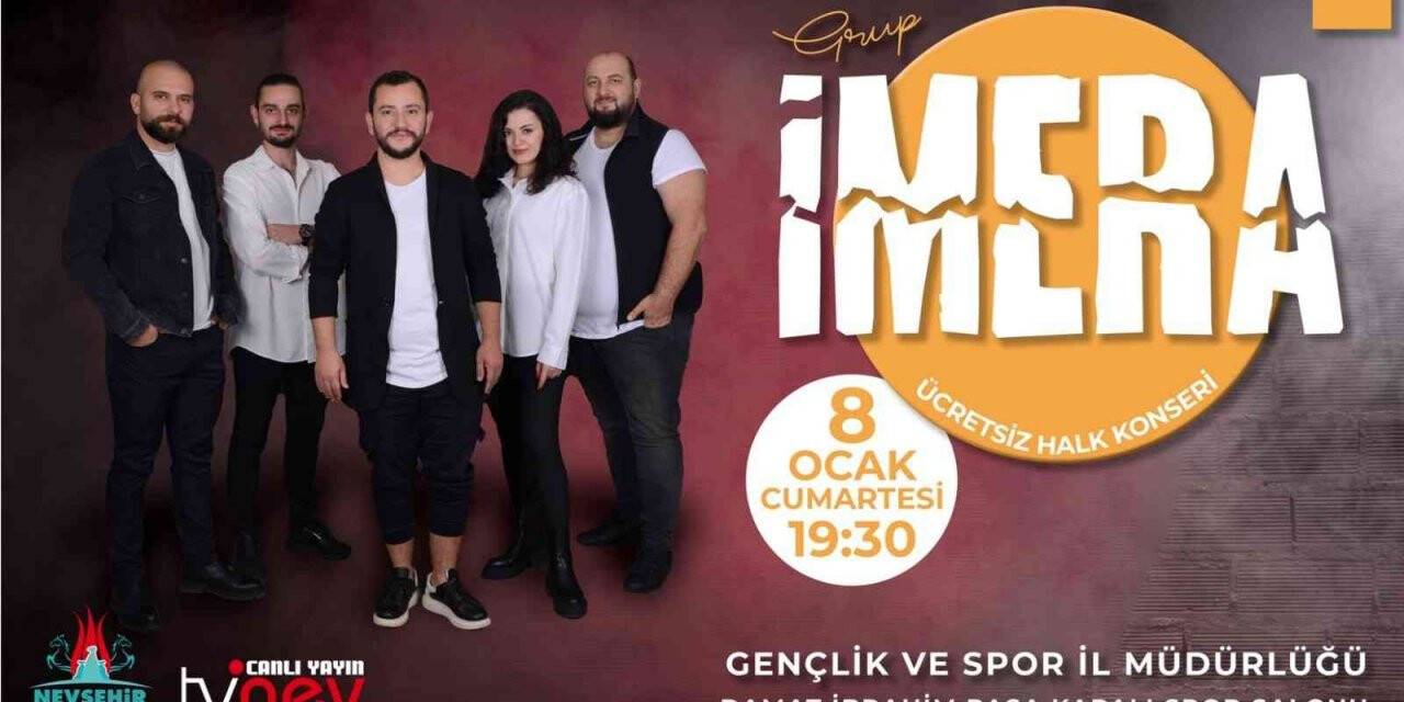 Yeni yılın ilk konser heyecanı Grup İmera ile yaşanacak