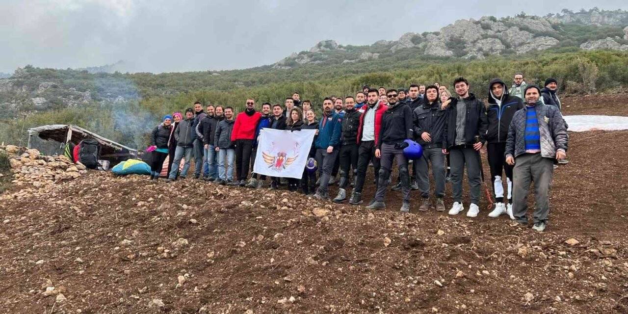 Yeni yılın ilk uçuşu Çardak’tan